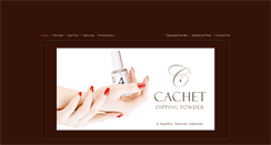 Desktop Screenshot of cachetnailspa.com